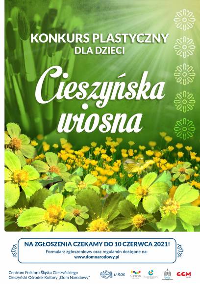 Konkurs plastyczny dla dzieci "Cieszyńska wiosna"